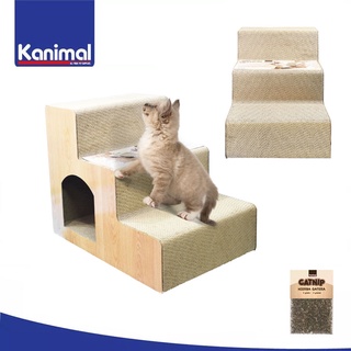 ที่ลับเล็บแมว Kanimal Cat Toy รุ่น Giant Step ขนาด 60x40x50 ซม.ที่ลับเล็บแมวขนาดใหญ่ Pet supplies