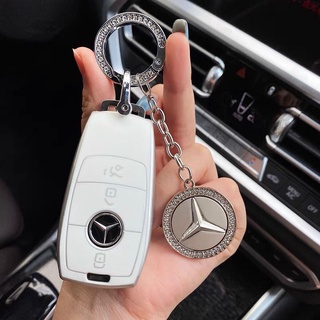 🚗BENZ ทุกรุ่น พร้อม🚗เคสกุญแจรถยนต์ Key cover ปลอกกุญแจ เคสกุญแจรีโมท รุ่นกุญแจพับ การออกแบบแฟชั่น