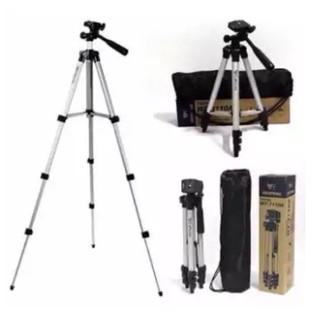 TF tripod ขาตั้งกล้อง 3 ขา รุ่น 3110 ฟรี หัวต่อสำหรับมือถือ