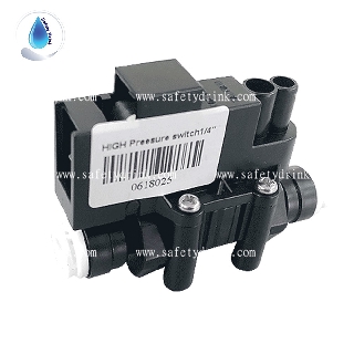 SafetyDrink High Pressure Switch 1/4" (Quick type) สวิทช์ความดัน 2 ขา อะไหล่เครื่องกรองน้ำระบบ RO