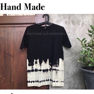 เสื้อมัดย้อม ลายครึ่งตัว สีไม่ตก! มี L-5XL  งาน HAND MADE  ทำเองทุกตัว ผ้าCOTTON 100%