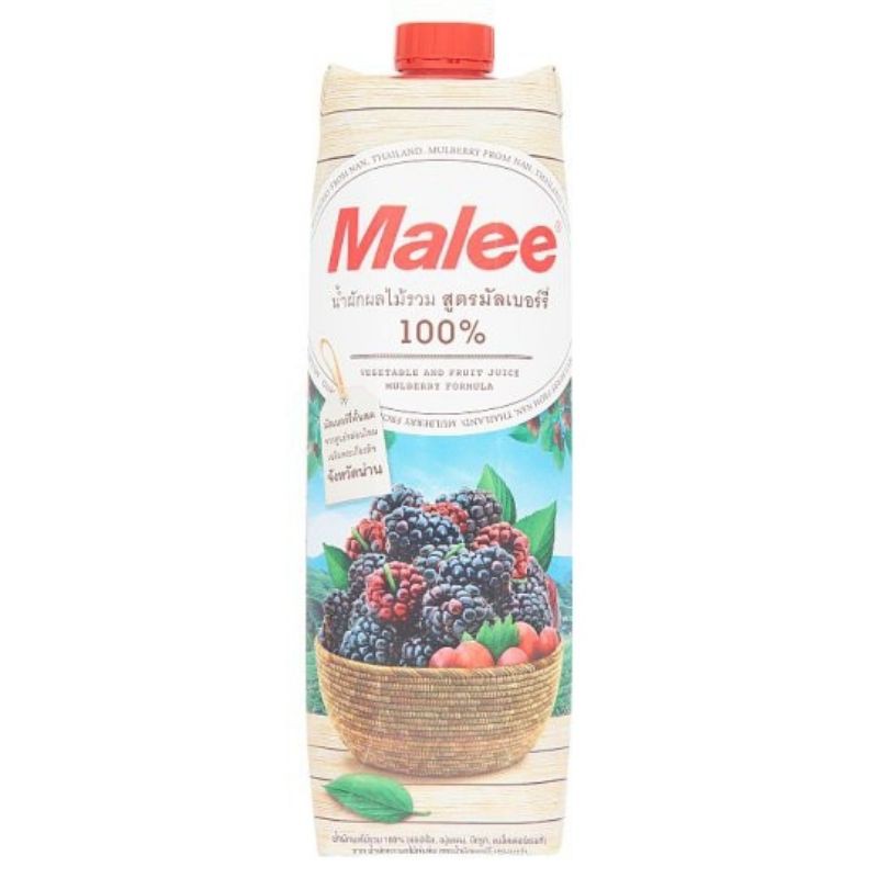 Work From Home PROMOTION ส่งฟรีMalee มาลี น้ำผลไม้แท้ 100% กล่องใหญ่ 1000 มล ผักผลไม้ + มัลเบอรี่ เก็บเงินปลายทาง