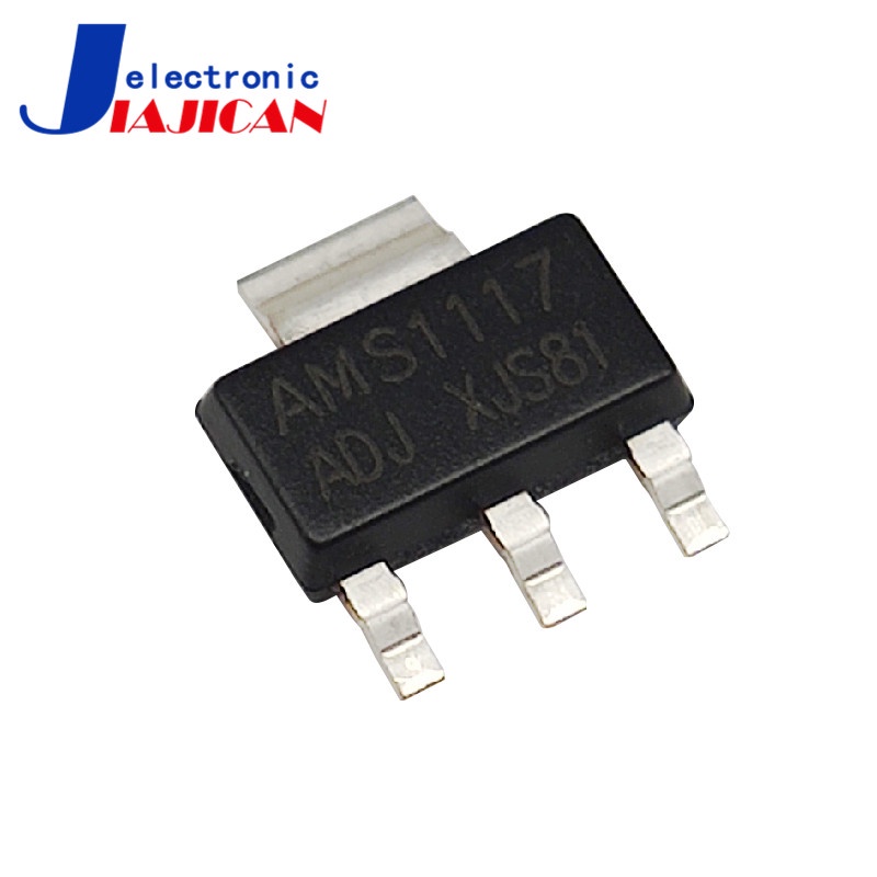 AMS1117-3.3V / 1.2 / 1.5 / 1.8 / 2.5 / 5.0 / ADJ ลดแรงดันไฟฟ้าควบคุมชิป LDO SOT-223