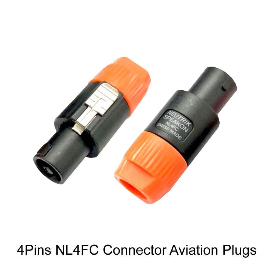 PK-41 ปลั๊กสเปคคอน ปลั๊กต่อสายลำโพง ปลั๊กคอนเน็คเตอร์ Speakon Connector NL4FC