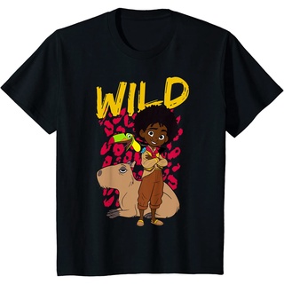 เสื้อยืดลําลอง พิมพ์ลายโปสเตอร์ Disney Encanto Antonio Wild สไตล์เกาหลี คุณภาพสูง