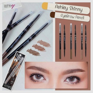 Ashley eyebrown  pencil ดินสอเขียนคิ้วสี dark brown หัวดินสอ 1.5 mm วาดโครงคิ้วได้สวย เขียนง่าย ติดทนนาน