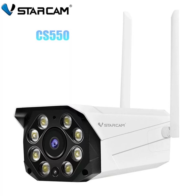 VSTARCAM CS550 1296P FHD WiFi 3.0MP iP Camera กล้องวงจรปิด ฟรี !!! เมมโมรี่การ์ดแท้ SanDisk 32GB Cla