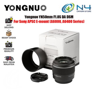 Yongnuo YN เลนส์กล้อง 50 มม. F1.8 S DA DSM สําหรับ Sony E Mount APS-C