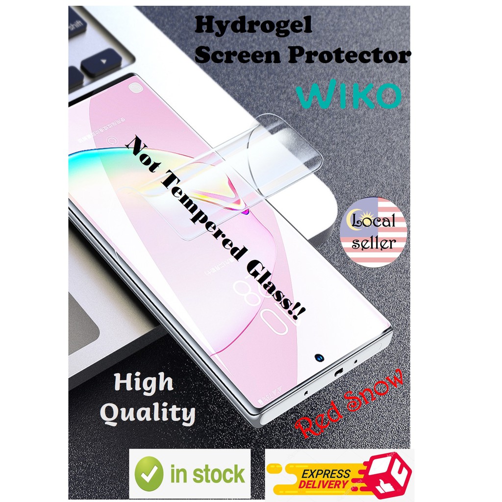 Wiko View / XL / Prime / Lite / Go / Max ฟิล์มกันรอยหน้าจอ Hydrogel / ใส / ด้าน