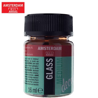 Amsterdam น้ำยาผสมสีเขียนแก้ว 16 ML (AMS MEDIUM GLASS JAR 16) 1 ขวด