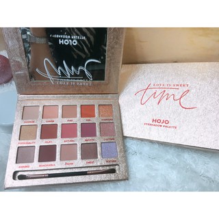 Hojo Love Is Sweet Eyeshadow Palette 1.2g อายแชโดว์ พาเลท มีถึง 15 สีในพาเลทเดียว คุ้มสุดคุ้ม !