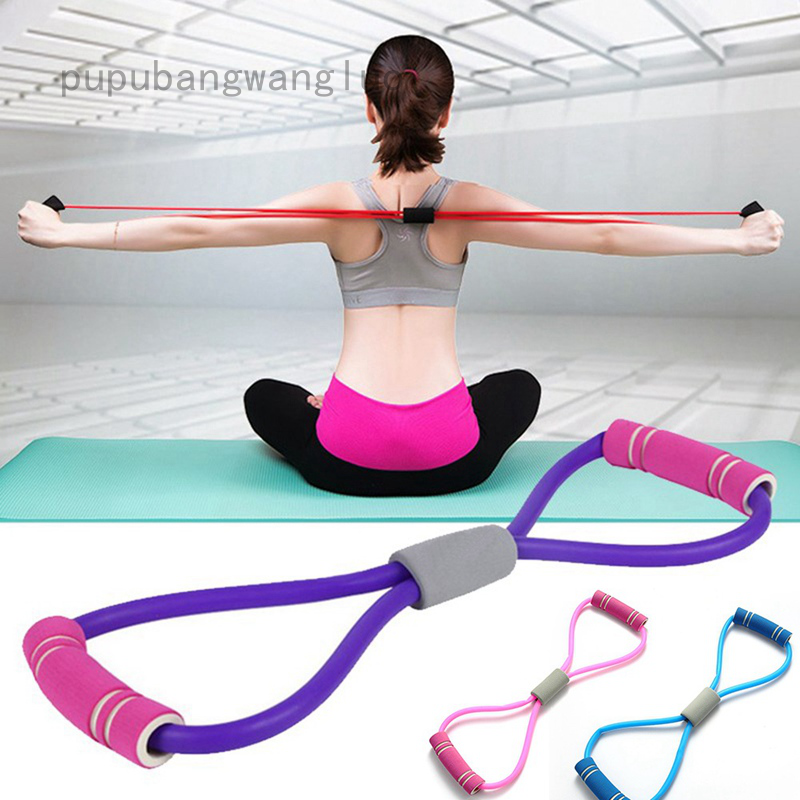 Fitness Equipment Elastic Resistance Bands Tube Workout Exercise Bands Yoga KS3