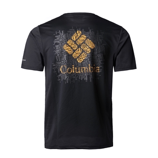 เสื้อยืดแขนสั้น ผ้าฝ้าย ลาย Columbia Columbia แฟชั่นฤดูใบไม้ผลิ และฤดูร้อน สําหรับผู้ชาย AE0395