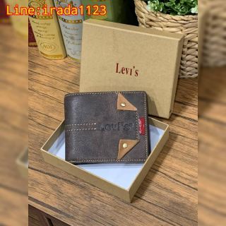 Levis Mens Synthetic Leather Wallets ของแท้ ราคาถูก