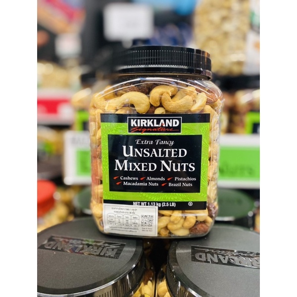 KIRKLAND Signature Unsalted Mixed Nuts ถั่วรวมมิตร