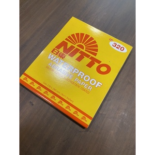 กระดาษทรายนำ้ NITTO 1แพ็ค(60แผ่น)