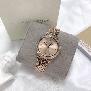 นาฬิกา MICHAEL KORS Mini Darci Rose Gold Dial Steel - Rose Gold - MK3366 ของแท้100%