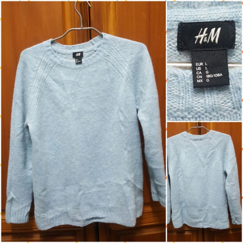 เสื้อไหมพรม เสื้อกันหนาว H&M มือสอง