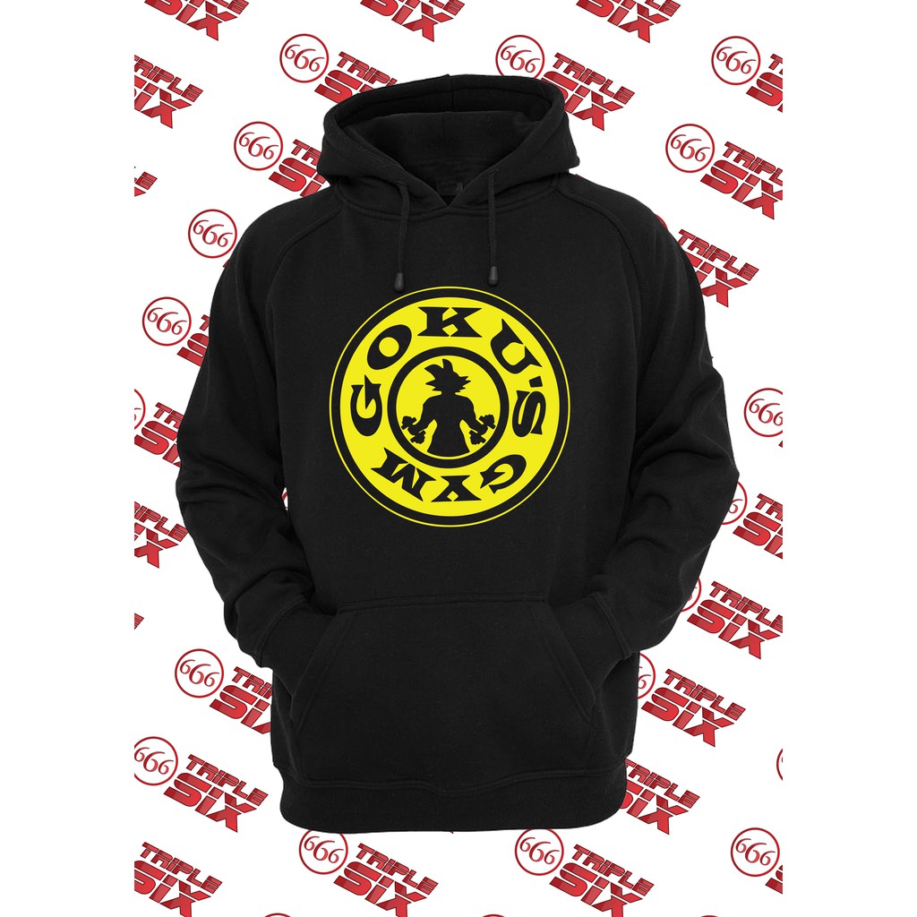 Goku Gym Dragon Ball Gold Gym Hoodie Jacket