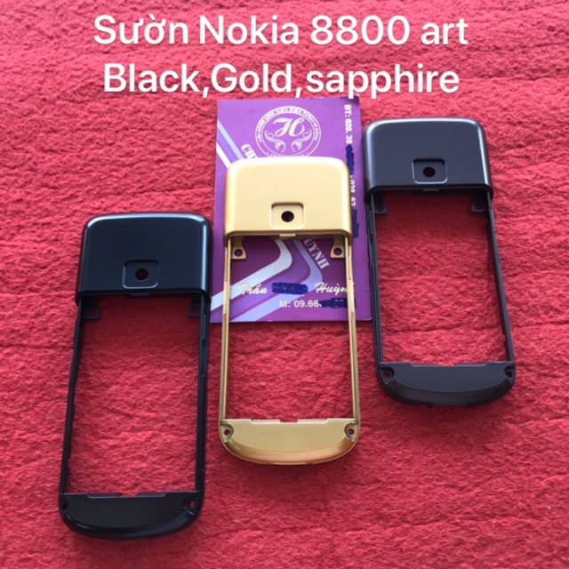 Nokia 8800 art black,gold,sapphire