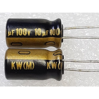 Nichicon KW 10uf 100v Audio Capacitor ตัวเก็บประจุ คาปาซิเตอร์