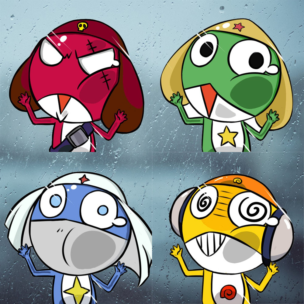 สติ๊กเกอร์ลายปืน Keroro Gunsou กันน้ําได้