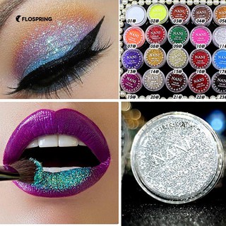 2g Glitter Makeup อายแชโดว์เนื้อบางเบาอายแชโดว์ Pigment Kit สำหรับผู้หญิง