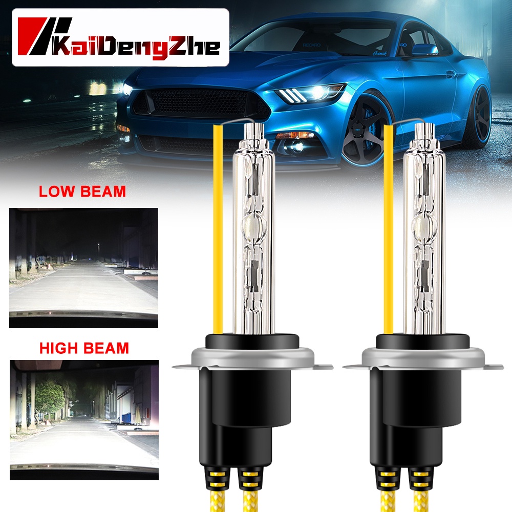 หลอดไฟซีนอนรถยนต์ HID Xenon HID H1 H3 H7 H8 H9 H11 2 ชิ้น หลอดซีนอน