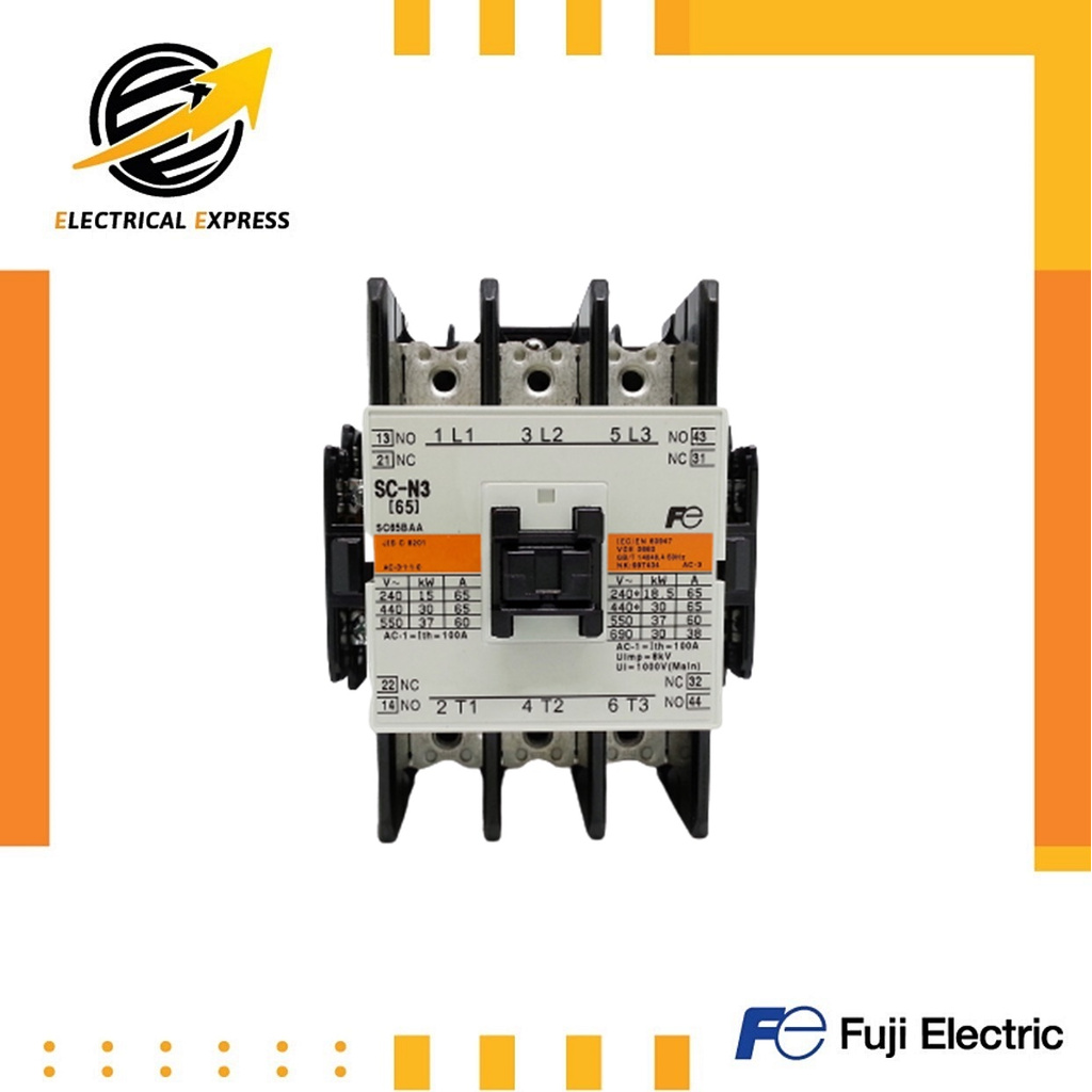 Fuji Electric แมกเนติก คอนแทคเตอร์ รุ่น SC-N3 (FUJI Magnetic Contactor)