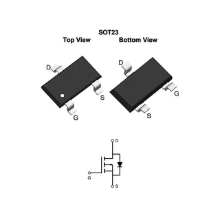 (5ตัว) SI2300 SI2301 SI2302 SI2303 SI2304 SI2305 SI2306 SI2307 SI2308 SI2309 มอสเฟต MOSFET N-Channel P-Channel SOT-23