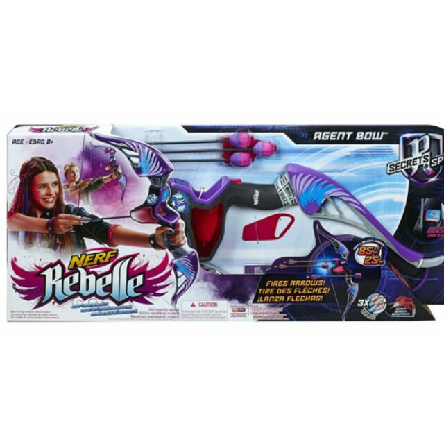 Nerf Rebelle Agent Bow Blaster with Purple Arrows Gun

เนิร์ฟ ธนู แถมธนูให้อีกแพค