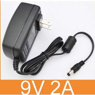 DC อะแดปเตอร์ AC 100-240V Converter Adapter DC 5.5 x 2.5MM 9V 2A 2000mA Charger