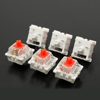 10 ชิ้นพลาสติกสำหรับ cherry red 3 Pin MX RGB Mechanical Switch