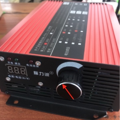เครื่องชาร์จแบตเตอรี่ลิเธียม 12v 24v 48v 72v และ 96v ด้วยไฟบ้าน AC 220v(สายแบตเตอรี่ต้องต่อไฟ + – ให้ครบไฟถึงจะจ่ายออก) ราคา ถูกที่สุด ดีลบีเคเค แกลเลอรีภาพที่ 7