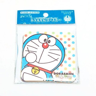 Doraemon แผ่นรองแก้วกระดาษ จาก โดราเอม่อน จำนวน6แผ่น6ลาย ไม่ซ้ำ งาน EPOCH แท้ จากญี่ปุ่น