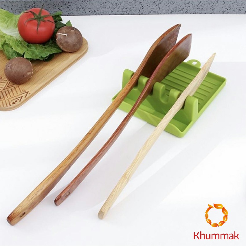 Khummak ที่วางช้อนซุป ที่ครอบหม้อ ที่ใส่พลาสติก อเนกประสงค์  Kitchen shelf ราคา ถูกที่สุด ดีลบีเคเค แกลเลอรีภาพที่ 6