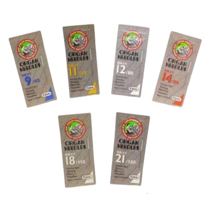 MESIN HA เข็มออร์แกน เข็มเครื่องพกพา Janome สีดํา