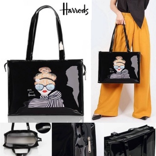 Harrods London Top-handle Shopping Bag Large