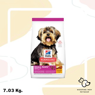 Hills Science Diet 7.03 kg. Adult Small Paws Chicken Meal &amp; Rice Recipe อาหารสุนัขโตพันธุ์เล็ก