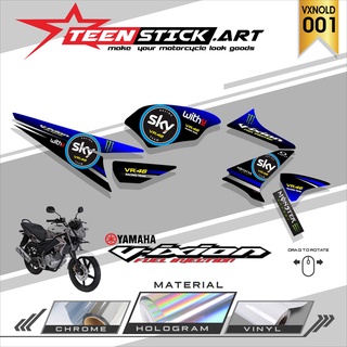 Striping VIXION OLD แถบโครเมี่ยมไวนิล UV สําหรับ YAMAHA VIXION OLD SKY 001