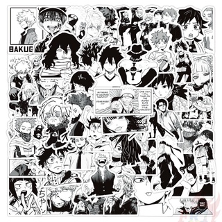 ❉ Classical Black &amp; White Anime Cartoon Series 01 Mixed สติ๊กเกอร์ ❉ 50Pcs/Set Waterproof DIY Decals Doodle สติ๊กเกอร์