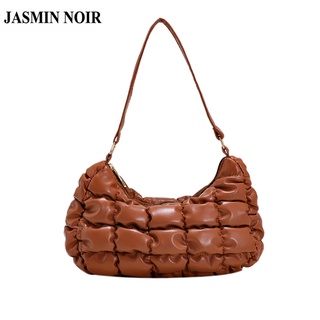 Jasmin Noir กระเป๋าสะพายไหล่ ลายสก๊อต สําหรับผู้หญิง