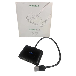 UGREEN รุ่น 20290 HUB USB UGREEN USB 3.0 4 PORTS 25CM (BLACK) รับประกันนาน 2 ปี