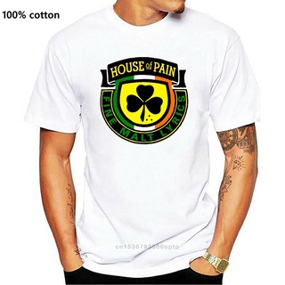 เสื้อยืดโอเวอร์ไซส์กระหน่ํา เสื้อยืดลําลอง แขนสั้น คอกลม พิมพ์ลาย House Of Pain Irish Jump สไตล์วินเทจ คลาสสิก Pomlbl33F