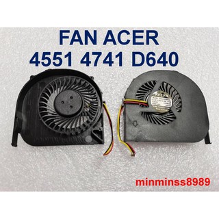 พัดลม  CPU FAN  ACER  Aspire 4551 4551G / 4741 4741G / D640