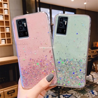 เคสมือถือ ซิลิโคนนิ่ม ลายกลิตเตอร์ กันกระแทก สำหรับ Vivo V21 V21E V 21e V23E V 23e S10E S 10E Y21 Y21s Y 21s Y33s Y 33s Y15s Y15A Y 15s Y51 Y31 Y53s Y20 Y20i Y20A Y20SG S10 pro S10pro S9 S9E 4G 5G