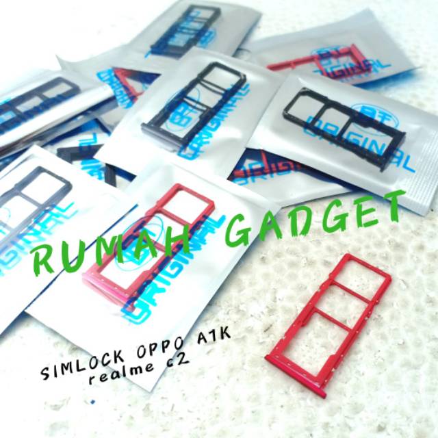 SIMLOCK SIMTRAY OPPO A1K REAL C2 OPPO F9/OPPO F5 CARD PLACE OPPO/REAL C30 C33 C33S/