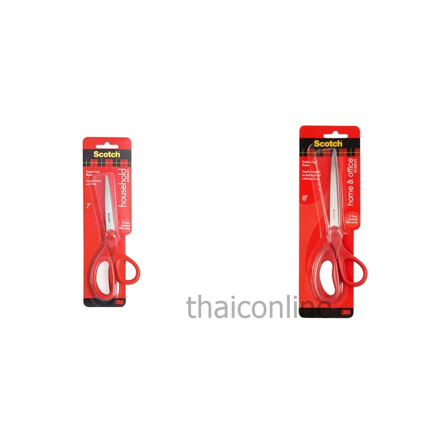 กรรไกร 3M HOUSEHOLD 7″ รุ่น 1407 และ 8″ รุ่น 1408