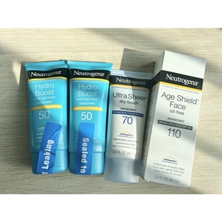 🔥พรีออเดอร์🔥Neutrogena sunscreen SPF 50,55,70ของแท้ 100% จากอเมริกา