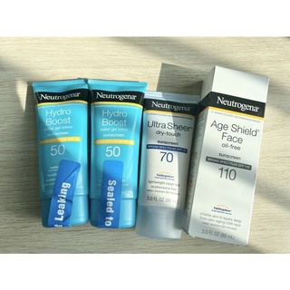 🔥พรีออเดอร์🔥Neutrogena sunscreen SPF 50,55,70ของแท้ 100% จากอเมริกา